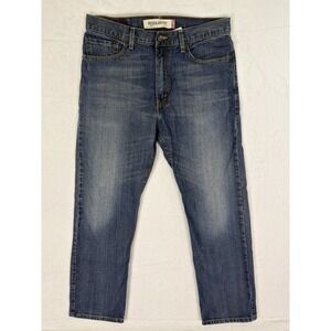 Levis 505 Jeans Mens 34x30 Blue Straight Medium Wash Denim Mid Rise Workwear